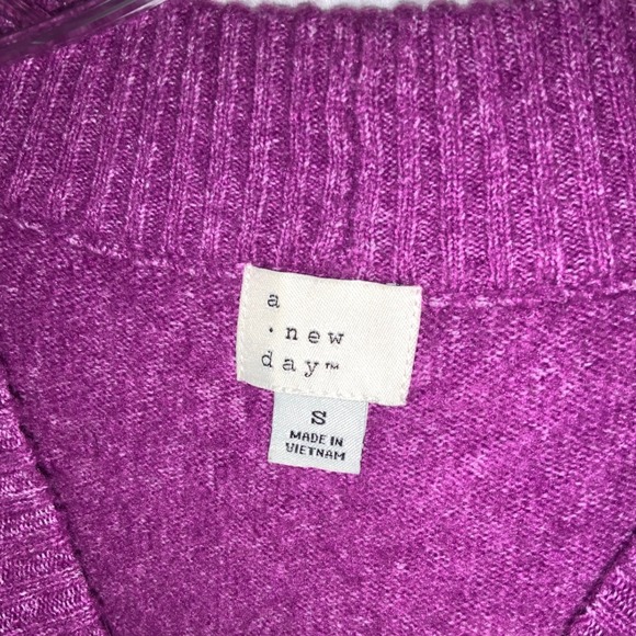 Winter‎ sweaters Vince Camuto Weekend Vibes Pink Crewneck Sweater Women's Size - Picture 6 of 7